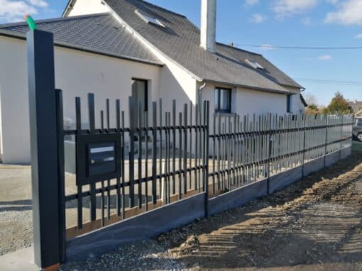 clôture type roseaux soubassement ardesia clôture type roseaux soubassement ardesia