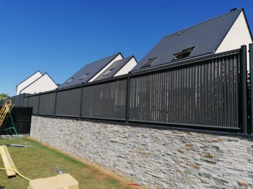 clôture panneaux rigides avec occultant pvc clôture panneaux rigides avec occultant pvc