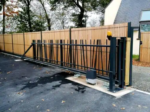 portail auto portant type roseaux