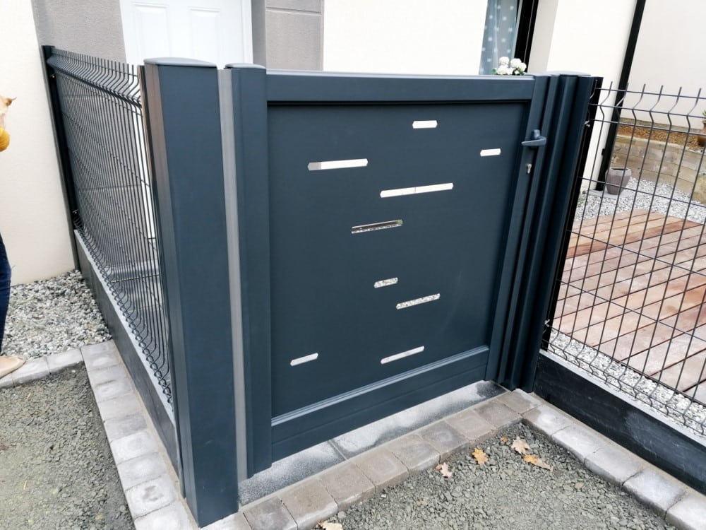 portillon alu avec déco portillon alu avec déco