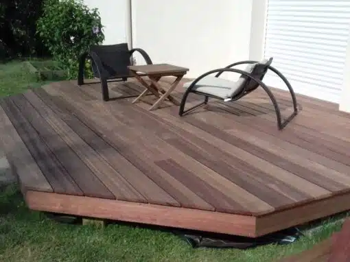 terrasse en padouk
