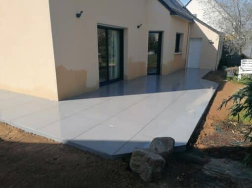 terrasse grés Ceram sur plots terrasse grés Ceram sur plots