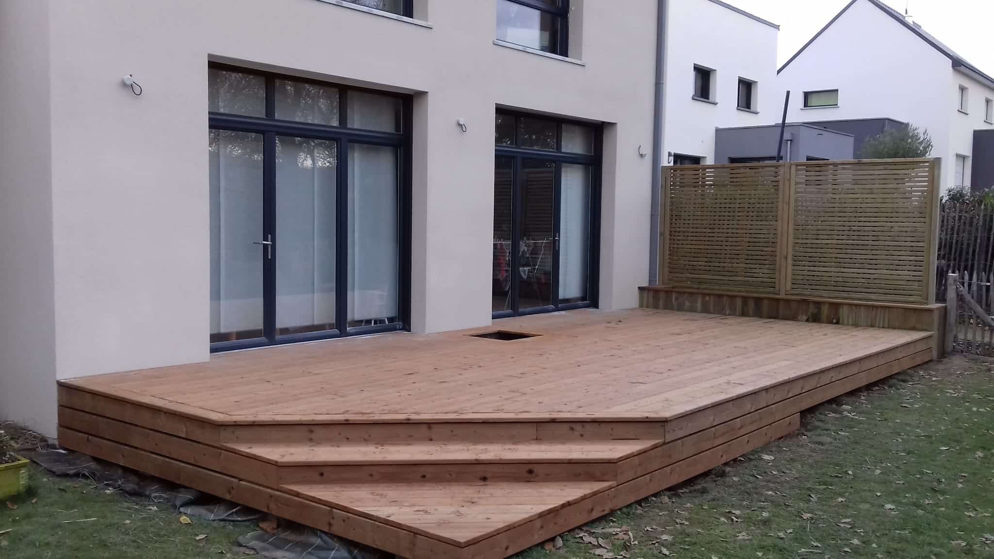 Terrasse pin THT panneaux bois Vénitien Terrasse pin THT panneaux bois Vénitien